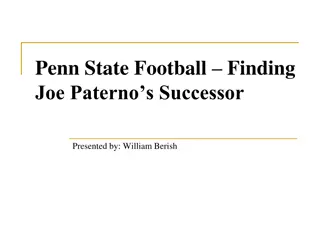 Successor Search for Penn State Football's Path Forward