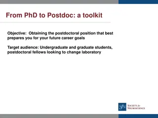 Navigating Post-PhD Career Paths: Toolkit for Success