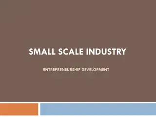 Small Scale Industry Entrepreneurship Development and Stages for Setting Up Units
