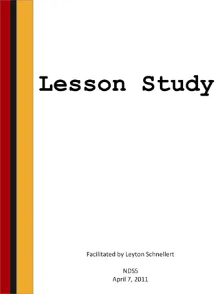Effective Lesson Study Strategies for Student Learning Growth