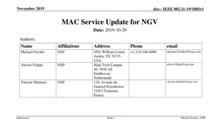 IEEE 802.11-19/1805r1 MAC Service Update for NGV
