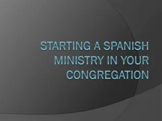 Initiating a Spanish Ministry in Your Congregation - Reach Out and Serve the Growing Spanish-speaking Community