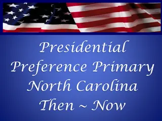 North Carolina Presidential Preference Primary Guidelines