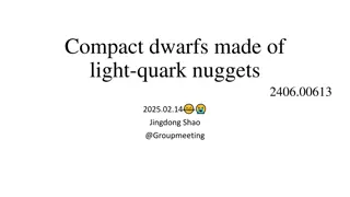 Compact Dwarfs Made of Light-Quark Nuggets in Strange Quark Matter