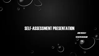 Entrepreneurial Self-Assessment and Career Planning Insights