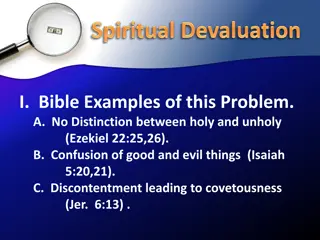 Bible Examples and Solutions for Moral Confusion and Spiritual Clarity