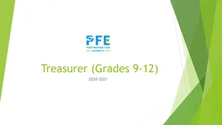 Implementing Treasurer Duties for PFE Scholarship Program