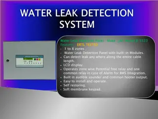 Advanced Water Leak Detection System with ERTL Tested Panel and PVC Cable