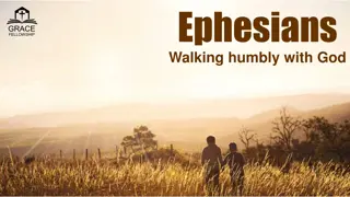 Walking with God: The Christian Unity & Conduct