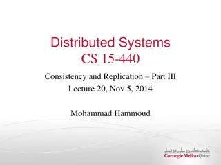 Consistency Models in Distributed Systems