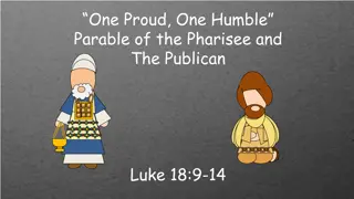 Parable of Pharisee and Publican in Luke 18:9-14