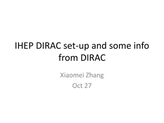 IHEP DIRAC Set-Up and Services Overview