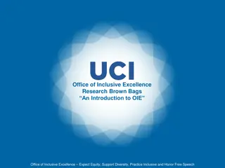 Office of Inclusive Excellence Overview and Programs