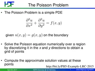 Numerical Solution of the Poisson Equation