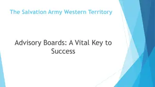 Advisory Boards in Salvation Army: Key to Success