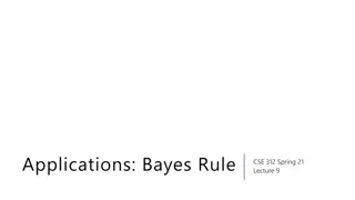 Bayes Rule in Real-World Applications