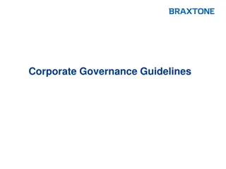 Corporate Governance Guidelines and Board Membership Requirements