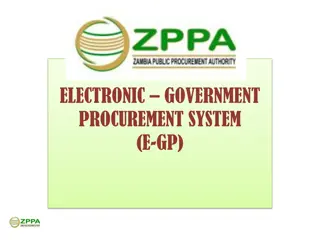 Transforming Public Procurement with E-GP System