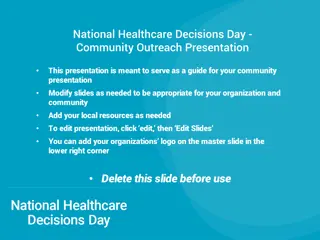 Making Informed Healthcare Decisions on National Healthcare Decisions Day