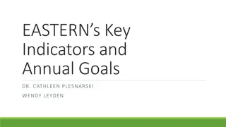 Key Indicators and Annual Goals at EASTERN Center for Arts and Technology