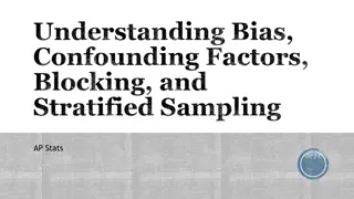 Understanding Bias, Confounding Factors, Blocking, and Stratified Sampling in AP Statistics