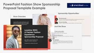 LuxeLine 20XX Fashion Show Sponsorship Proposal