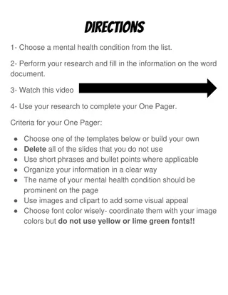 Mental Health Conditions in Teens