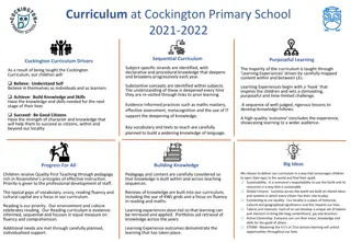 Purposeful Learning Curriculum at Cockington Primary School 2021-2022