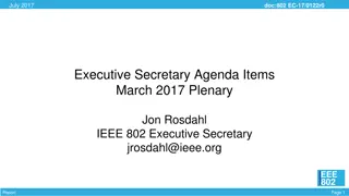 IEEE 802 July 2017 Plenary Report