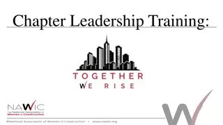 Effective Chapter Leadership Training and Responsibilities