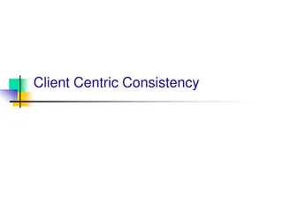 Client-Centric Consistency Models in Distributed Systems