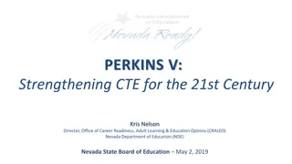 Strengthening Career and Technical Education with Perkins V Act