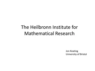 Math Research Institute: HIMR Overview and Impact