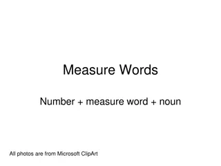 Unique Measure Words Collection for Nouns Exploration