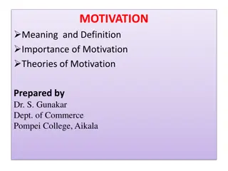 Importance of Motivation in Employee Performance