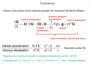 Turbulence in Continuity Equation for Momentum