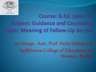 Follow-Up Services in Education: Definition and Importance