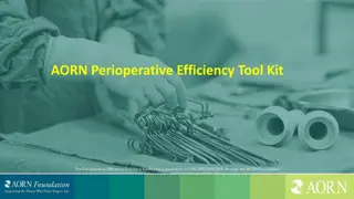 AORN Perioperative Efficiency Tool Kit Information