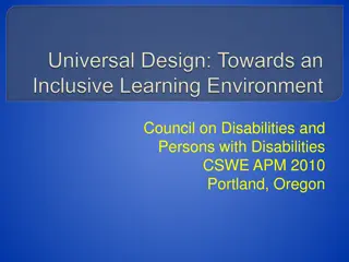 Disability Laws and Education for Inclusiveness