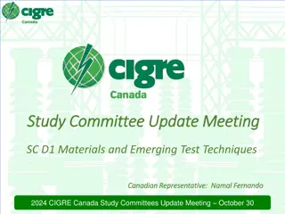 Emerging Test Techniques and Materials in Electro-Technology Study Committee Update Meeting