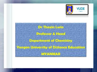 Challenges and Strengths of Online Education in Myanmar - Dr. Thazin Lwin