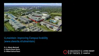 Improving Campus Livability through Smart Maintenance