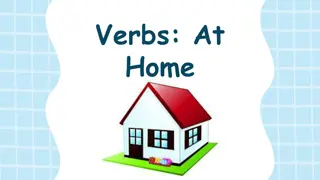 Everyday Activities: Verbs for Daily Routine at Home