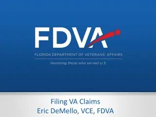 VA Claims Process and Compensation for Veterans