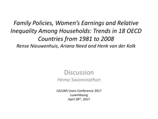 Trends in Family Policies and Women's Earnings: Insights from OECD Countries