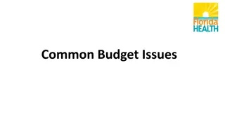 Common Budget Issues in Administrative Processes