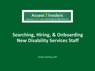 Crafting Effective Logistics for New Disability Services Staff