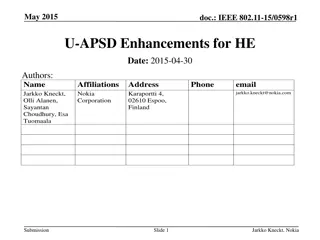 IEEE 802.11-15/0598r1 U-APSD Enhancements for HE