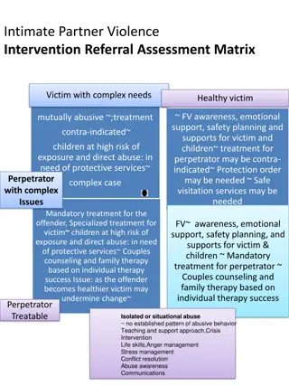 Intervention Referral Assessment Matrix for Intimate Partner Violence