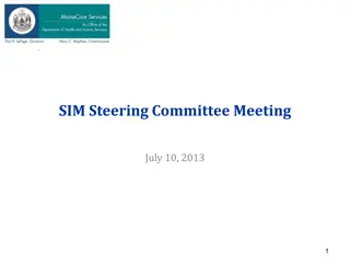 Collaborative Strategies for Successful SIM Steering Committee Meetings